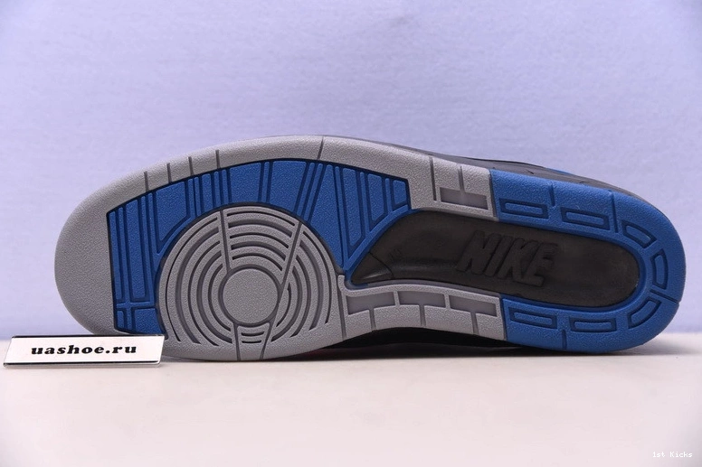 SP Jordan DJ4375-004 OWT Blue Black - Low 2 Retro 0116